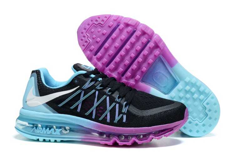 nike air max 2015 femme 2013 vendre noir violet bleu pas cher